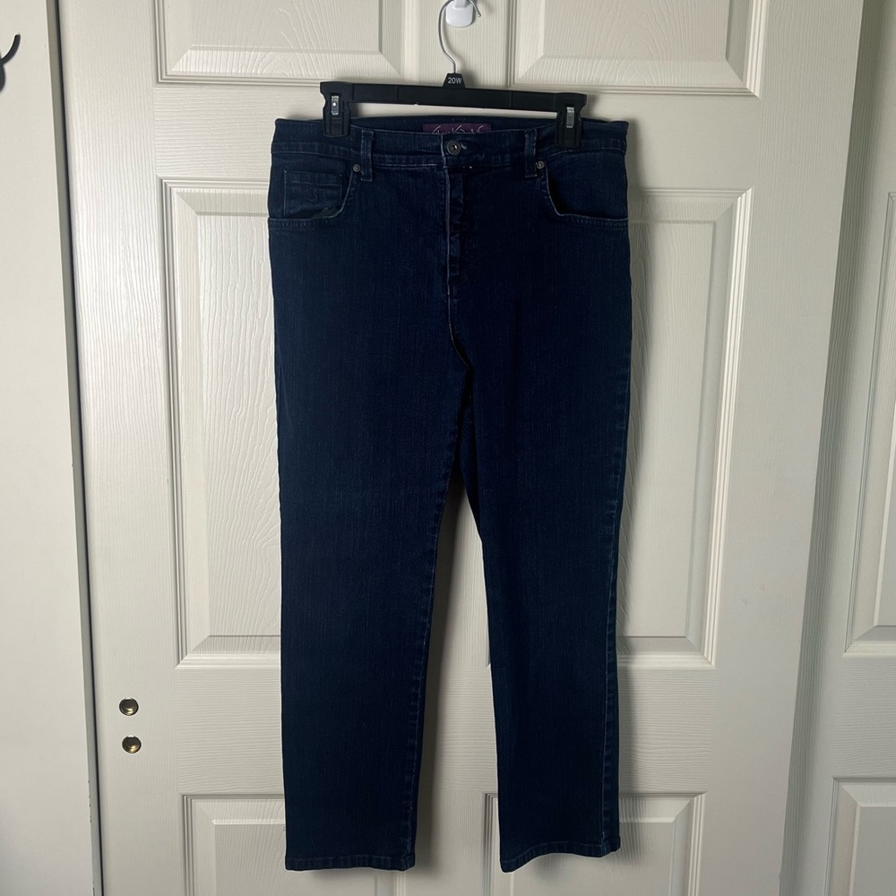 Gloria Vanderbilt Blue Straight Leg Jeans